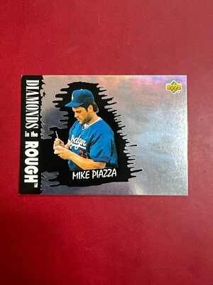 1993 Upper Deck Diamond Gallery Mike Piazza #34 @QG16 - Image 1 of 2