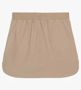 NWT Nautica Girls School Uniform Tan, Beige, Khaki Scooter Skirt Shorts Size 7 - Picture 1 of 10