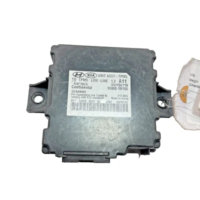 Módulo de control KIA FORTE 2010 TPMS monitor de presión de aire de neumáticos Senor OEM Foto 1 de 4