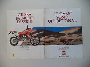 advertising Pubblicità 1990 MOTO GILERA RC 600