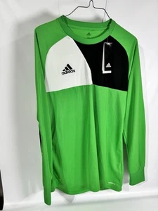Adidas Assita 17 Goalkeeper Jersey Medium Green Climalite NWT M - Picture 1 of 9