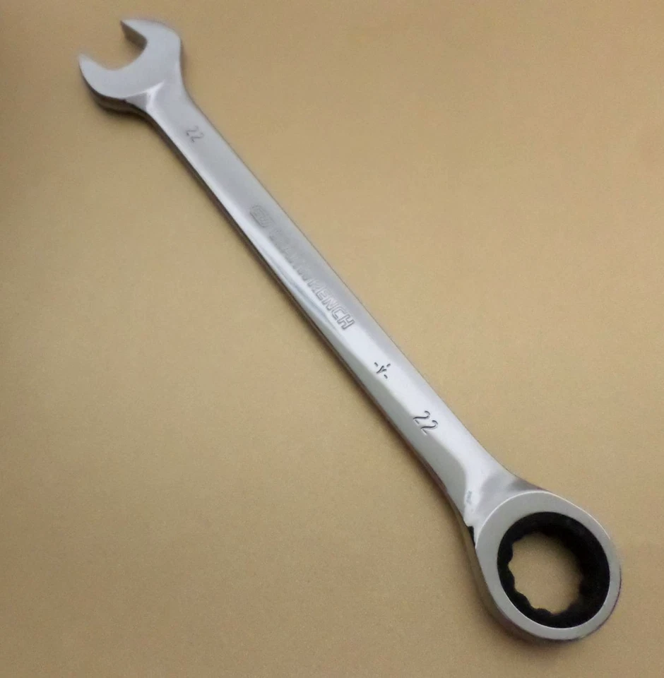 NUEVO GearWrench 22mm Llave Combinada de Trinquete, Métrica, Pulido Completo, 22 mm Foto 1 de 1