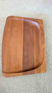 Tabla de cortar pizarra de madera de teca Dansk HIQ de colección 22,5" X 15,5" - Imagen 1 de 7