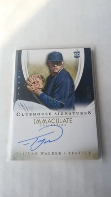 Taijuan Walker 2014 Immaculate CLUBHOUSE SIGNATURES Auto /90 MARINERS PHILLIES - Image 1 of 2
