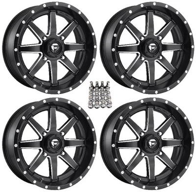 Fuel Maverick UTV Wheels Black 18" Can-Am Defender (4) - Image 1 of 3