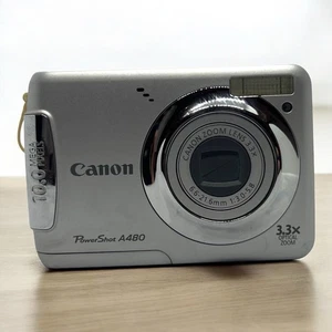 Canon PowerShot A480 Digital Camera - 10.0 Mega Pixels - *FOR PARTS / READ* - Picture 1 of 24