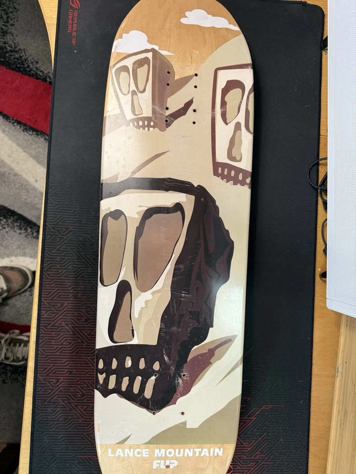 Flip Lance Mountain Boarding Pass Skateboard Deck 9” Wide - Image 1 of 4