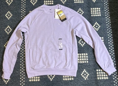 Nike Primary Fleece Men's Dri-FIT Purple UV Performance Crew FZ0971-515 Small - Image 1 of 4