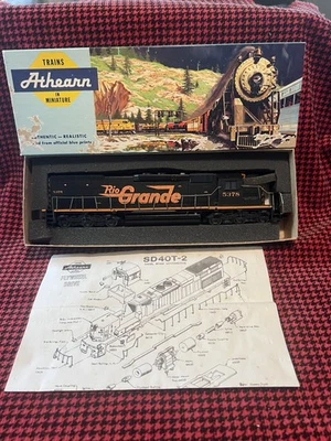 HO Scale Athearn 4503 Rio Grande SD40T-2 Diesel #5378 Excellent   NEW?? - Image 1 of 4