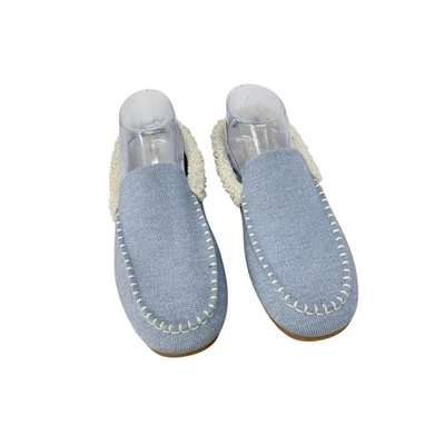 Zapatillas de mula Rothys Merino Scuff gris claro sin cordones informales salón para mujer talla 9 Foto 1 de 4