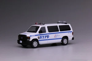 596 1:64 Ford E350 White Van Truck Model Diecast Car Limited Edition - Picture 1 of 5