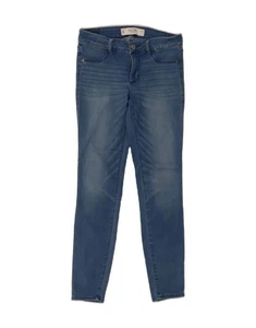 ABERCROMBIE & FITCH Womens Skinny Jeans W27 L27 Blue Cotton CG07 - Picture 1 of 5