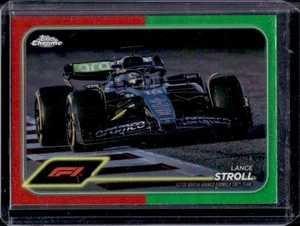 2024 Topps Chrome F1 Formula 1 Lance Stroll Red/Green Refractor F1 Auto #84 - Bild 1 von 2
