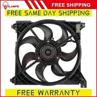 Conjunto de ventilador de refrigeración radiador Hyundai Santa Fe 2001 2002 2003 2004-2006 Foto 1 de 4