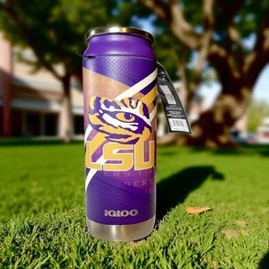 IGLOO COLLEGIATE SERIES LSU TIGERS 16 OZ. INSULATED TUMBLER! NWT! - Picture 1 of 3