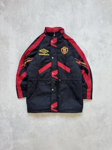 Umbro Manchester United Vintage 1992/93 Football Soccer Home Training Jacket 90s - Picture 1 of 19