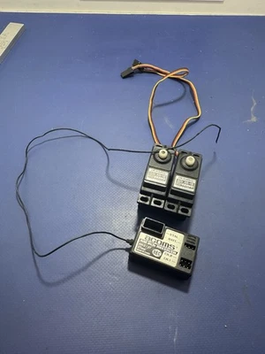 Acoms Vintage Ar2/27 Receiver As12 Servos Working Rc Car Radio Gear 27mhz Clean  - Image 1 of 4