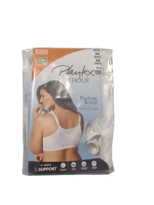 Sujetador Playtex 18 Hour E525 Posture Boost 36B Cierre Frontal Soporte 4 Vías - Imagen 1 de 2