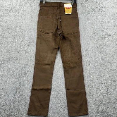 Vintage DEADSTOCK Levi's Mens 519 Cords Corduroy Jeans Pants Brown 80s 28x32 - Image 1 of 4