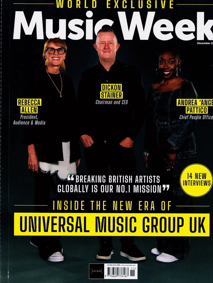 MUSIC WEEK MAGAZINE DEC 25 - Image 1 of 1