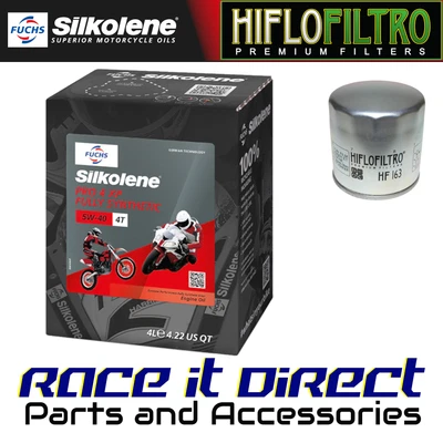 Kit de aceite y filtro para BMW K1200 LT 1999-2004 Silkolene & Hiflo Foto 1 de 4