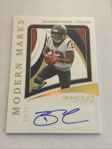 Panini Immaculate Brandin Cooks Modern Marks 2022 automático #29/49 - Imagen 1 de 2