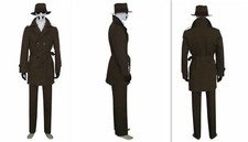 Watchman Watchmen Rorschach Cosplay Costume Full set Hallowee Custom Made Outfit