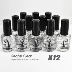 Seche Vite Clear Crystal Clear Base Coat 0.5oz (Pack of 12) - Picture 1 of 5