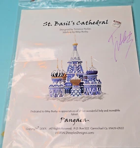 St. Basil's Cathedral Cross Stitch pattern Pangaea, Dimple Designs circa 2001 - Picture 1 of 2
