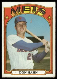 1972 Topps #269 Don Hahn - Picture 1 of 2
