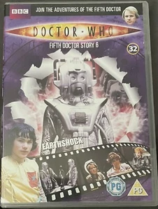 Doctor Who Dvd Earthshock Numb 32 New Peter Davison Reg 2 uk Post Rated Pg - Picture 1 of 2