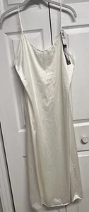 Vanity Fair Nylon Trikot weiß Full Slip Liner 32" 40 Neu mit Etikett - Bild 1 von 11