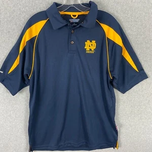 Camiseta polo Notre Dame para hombre emitida por el equipo de fútbol irlandés grande azul - Imagen 1 de 8
