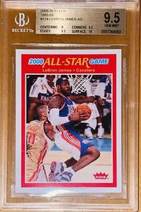 POP 5!๐ฅ2008-09 LeBron James FLEER 1988-89 RETRO ALL-STAR #124 BGS 9.5 w/ 10 Sub - Picture 1 of 10