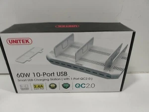 UNITEK 60W 10 PORT USB CHARGING STATION - Picture 1 of 2