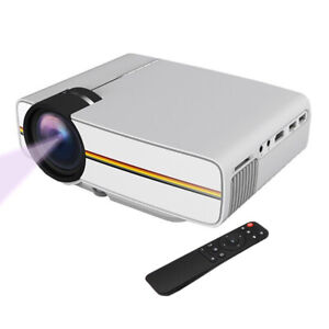 A61D Mini- LED Laser Projecteur Beamer Cinema Home HD 1080p USB SD Av HDMI VGA
