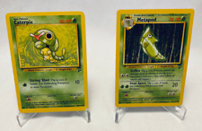 Pokemon Trading Card Game TCG Base Set 2 Caterpie & Metapod 68/130 - 81/130