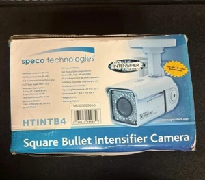 SPECO TECHNOLOGIES HTINTB4 Outdoor Intensifier Bullet Camera, New Open Box - Picture 1 of 12