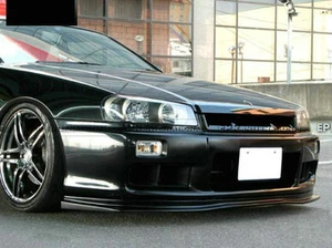 Type D1 Style FRP Front Bumper Lip Exterior Body kit For Nissan R34 Skyline GTT - Imagen 1 de 7