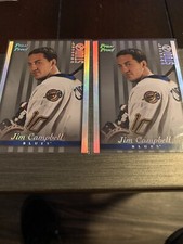 1997-98 Donruss Studio Hockey Press Proof Silver #34 Jim Campbell /1000 Blues X2