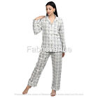 Nachtwäsche Botti Blockdruck Damen PJ Set Baumwolldruck Nachtanzüge Pyjama Set