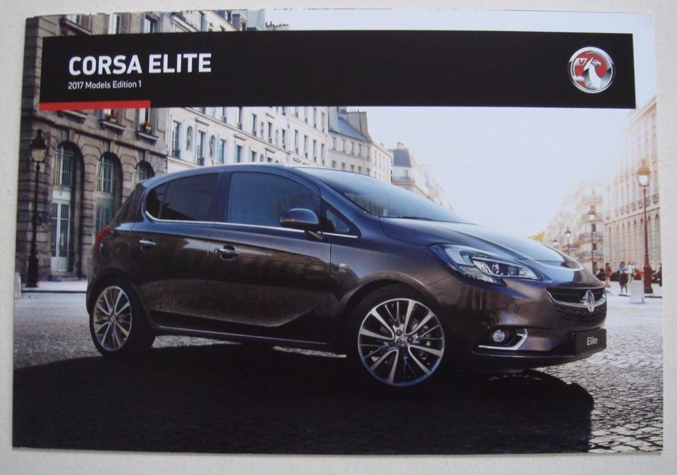 Vauxhall . Corsa . Vauxhall Corsa Elite . 2017 Models Edition 1 Sales Brochure - Image 1 of 1