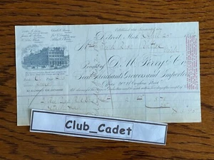 1882 BILLHEAD ~ Detroit Michigan ~ D. M. Ferry & Co. ~ Seed Merchants - Picture 1 of 1