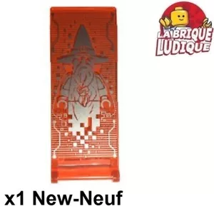 LEGO 1x Bandiera 7x3 Merlok Ologramma Mago Stregone 30292pb025 Nuovo - Picture 1 of 1