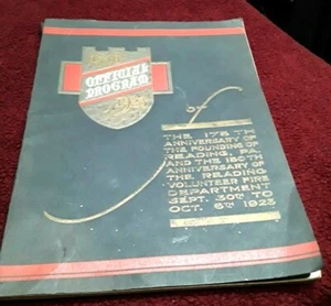 VTg. Book 1923 Souvenir Program 175th. Anniversary the Founding of Reading, Pa. - Imagen 1 de 8