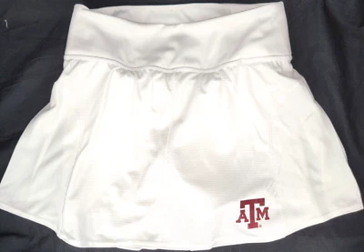 NUEVO Texas A&M Aggies Adidas Blanco Tenis Falda Pantalones Cortos Para Mujer XS Foto 1 de 4