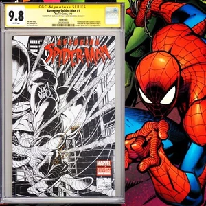 CGC 9.8 SS Avenging Spider-Man #1 Sketch Variant signed Joe Quesada & Madureira - Bild 1 von 2