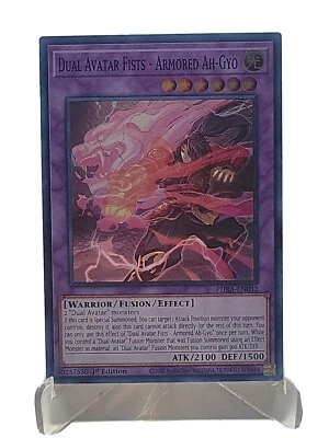 Dual Avatar Fists-Armored Ah-Gyo PHRA-EN032 Yugioh Phantom Rage 1st Edition New - Image 1 of 4
