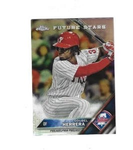 Topps Chrome Refractors #129 2016 Odubel Herrera Philadelphia Phillies - Imagen 1 de 1