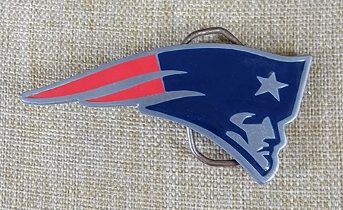 New England Patriots Pewter 2008 Belt Buckle Football Pat Patriot πππ Cover
